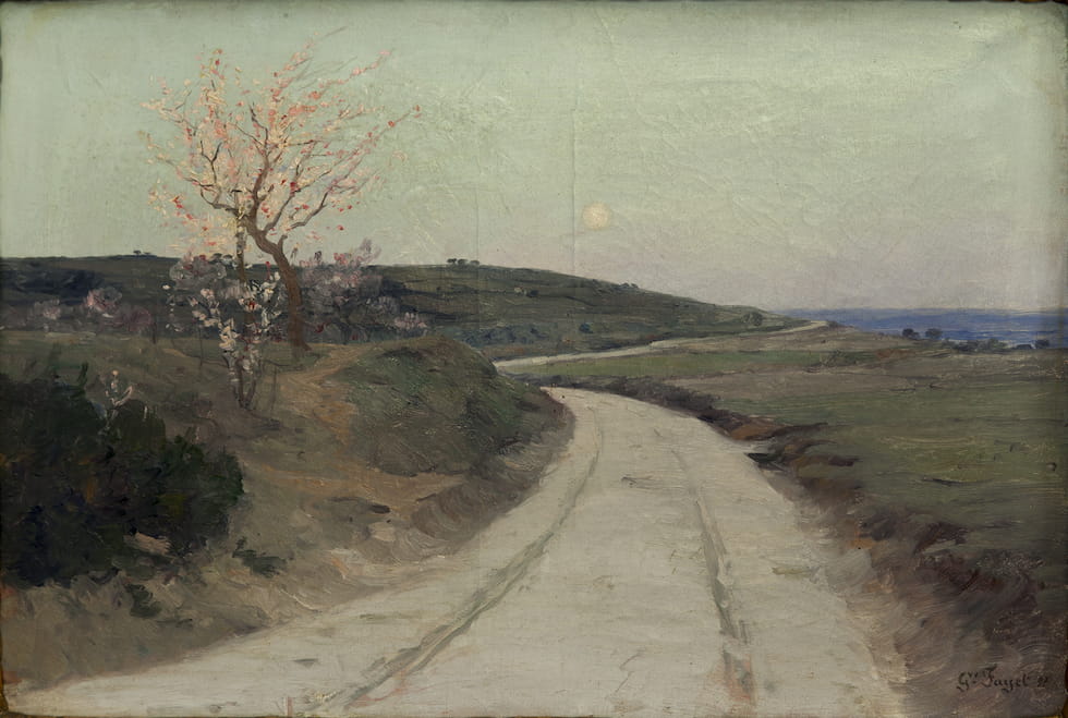 Gustave Fayet - Oeuvres - Huiles & pastels - Route de Baissan