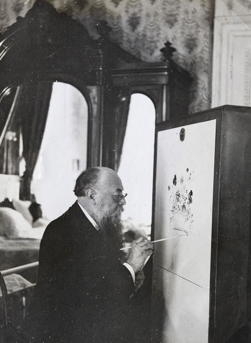 Gustave Fayet - Site Officiel - Photo en train de peindre