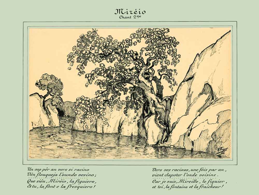 Gustave Fayet - Évènement -  - Miréio Mireille de Frédéric Mistral – illustré par Gustave Fayet