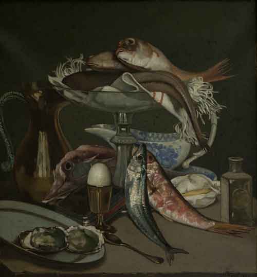 Gustave Fayet - Oeuvres - Aperçu des collections - Nature morte aux poissons