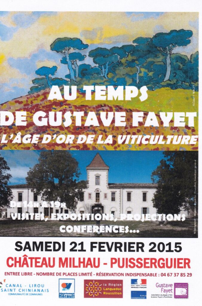 Gustave Fayet - Événement -  - Du Canal du Midi aux châteaux viticoles